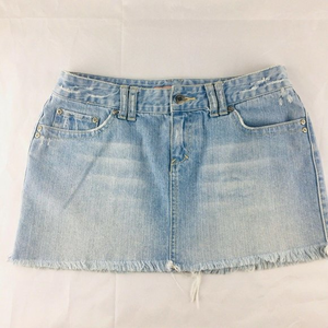 Aeropostale Denim Distressed Mini Skirt Sz‎ 3/4 Lig